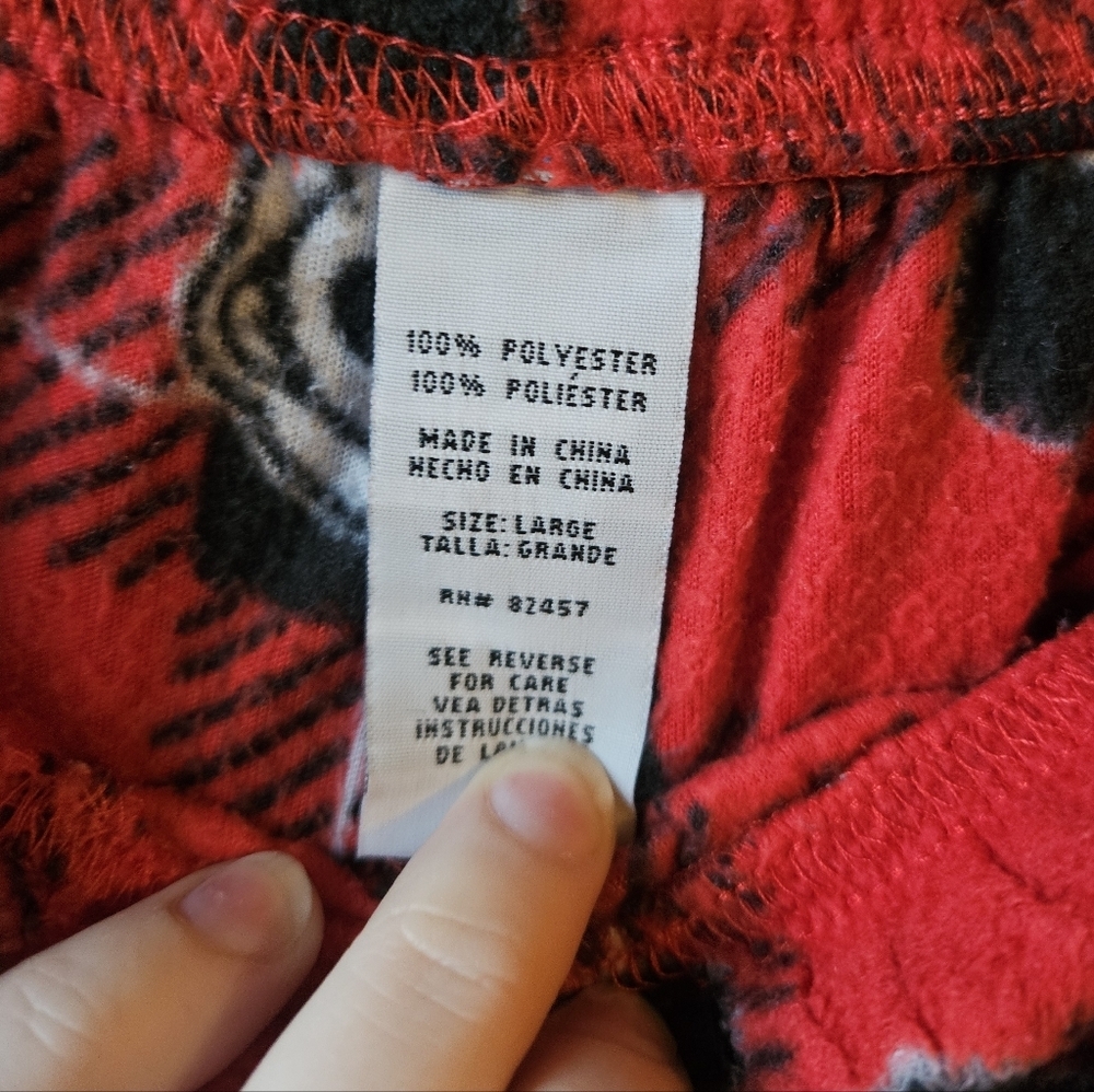 Mickey Mouse Red and Black Pajama Set - Picture 7 of 7
